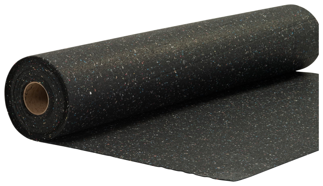 Roll of anti-slip rubber mat