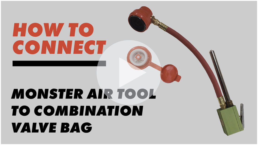 monster air tool, combination valve attachment, combination valve
